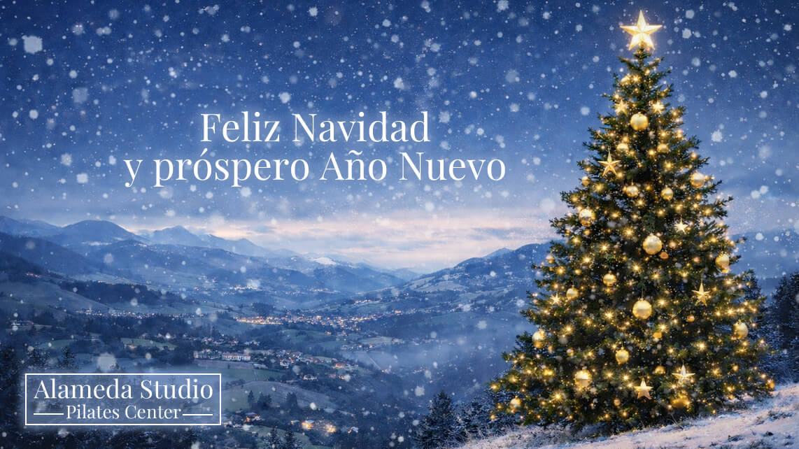 Feliz Navidad y próspero Año Nuevo — Alameda Studio Pilates Center (Santander)